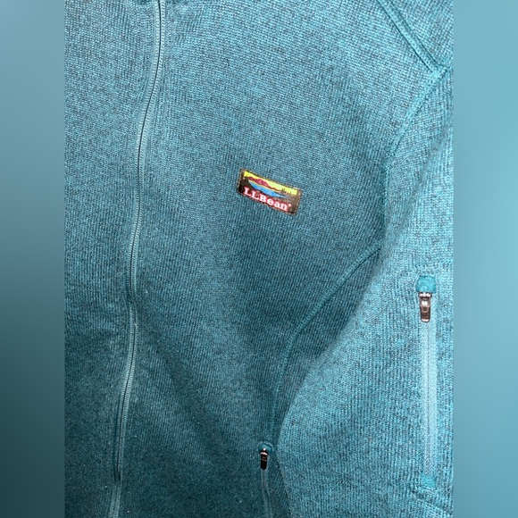L.L. BEAN zip up fleece jacket - Picture 2 of 6
